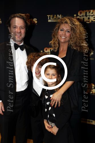 Amsterdam 19 december 2016 
Premiere onze Jongens in Tuschinski. Sharon Wins  met Ruben Troostwijk Zep en zijn zus
