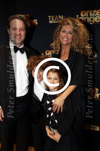 Amsterdam 19 december 2016 
Premiere onze Jongens in Tuschinski. Sharon Wins  met Ruben Troostwijk Zep en zijn zus