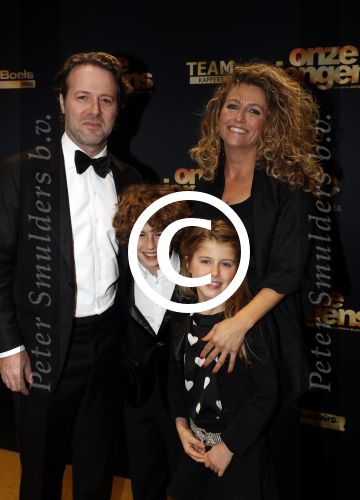 Amsterdam 19 december 2016 
Premiere onze Jongens in Tuschinski. Sharon Wins  met Ruben Troostwijk Zep en zijn zus