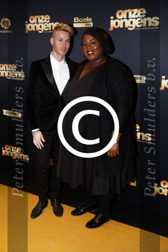Amsterdam 19 december 2016 
Premiere onze Jongens in Tuschinski. Shirma Rousse met vriend