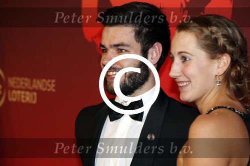 Amsterdam 21 december 2016
Sportman en sportvrouw van het jaar verkiezing tijdens het sportgala in de RAI.
Sjinkie Knegt en Fenna v d Wal