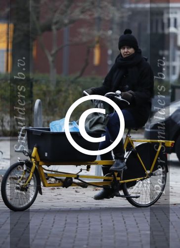 Amsterdam 20 december 2016
Susan Visser op haar bakfiets in Amsterdam