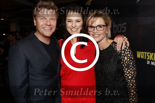 Amsterdam 20 december 2016 
Premiere Watskeburt in de meervaart. Susan Visser met Bastiaan en Tooske Ragas