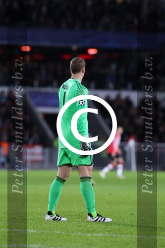 Eindhoven, 1 November 2016
4e wedstrijd voorronde Champions Leaugue seizoen 2016/2017
PSV-Bayern Munchen, eindstand 1-2
Sven Ulreich