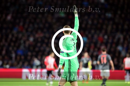 Eindhoven, 1 November 2016
4e wedstrijd voorronde Champions Leaugue seizoen 2016/2017
PSV-Bayern Munchen, eindstand 1-2
Sven Ulreich