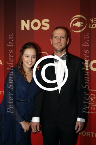 Amsterdam 21 december 2016
Sportman en sportvrouw van het jaar verkiezing tijdens het sportgala in de RAI.
Teun Mulder met partner