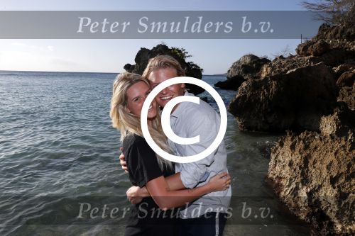 Curacao San Juan 5 januari 2017
Thomas Berge met zijn nieuwe vriendin Cassidy Roeks op vakantie op curacao.