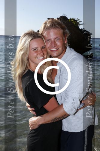 Curacao San Juan 5 januari 2017
Thomas Berge met zijn nieuwe vriendin Cassidy Roeks op vakantie op curacao.
