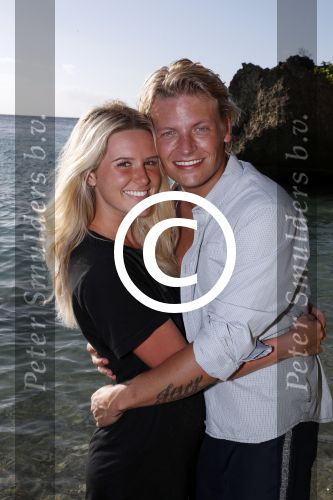 Curacao San Juan 5 januari 2017
Thomas Berge met zijn nieuwe vriendin Cassidy Roeks op vakantie op curacao.
