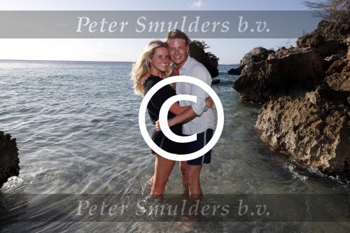 Curacao San Juan 5 januari 2017
Thomas Berge met zijn nieuwe vriendin Cassidy Roeks op vakantie op curacao.