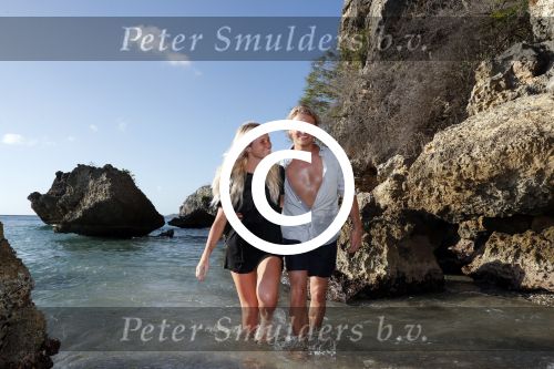 Curacao San Juan 5 januari 2017
Thomas Berge met zijn nieuwe vriendin Cassidy Roeks op vakantie op curacao.