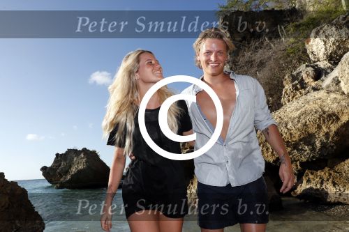 Curacao San Juan 5 januari 2017
Thomas Berge met zijn nieuwe vriendin Cassidy Roeks op vakantie op curacao.