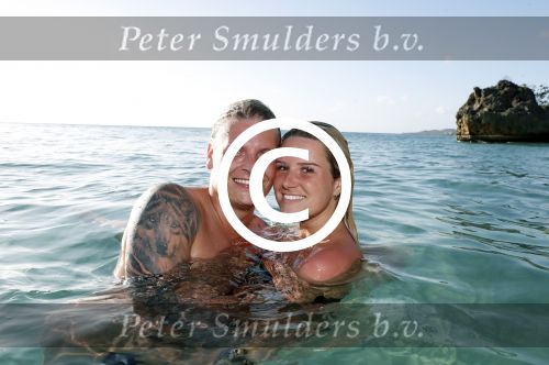 Curacao San Juan 5 januari 2017
Thomas Berge met zijn nieuwe vriendin Cassidy Roeks op vakantie op curacao.
