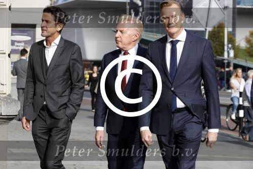Amsterdam 14 oktober 2017
Afscheidsdienst van burgemeetser Eberhard v d Laan in het concertgebouw. Andre v Duin met partner Martin
