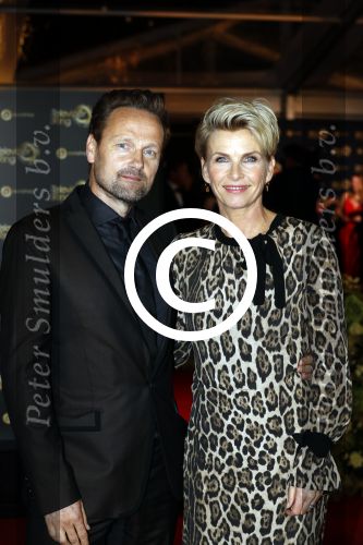 Amsterdam 12 oktober 2017 
Uitreiking televizierring in het afas live theater. Anita Witzier met man