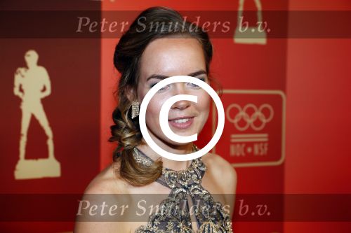 Amsterdam 19 december 2017 
Sportgala in de Rai. Sportman en sportvrouw van het jaar verkiezing. 
Anna v d Bregge met en zonder partner