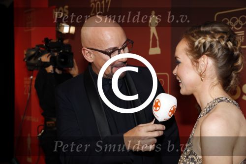 Amsterdam 19 december 2017 
Sportgala in de Rai. Sportman en sportvrouw van het jaar verkiezing. 
Anna v d Bregge met en zonder partner