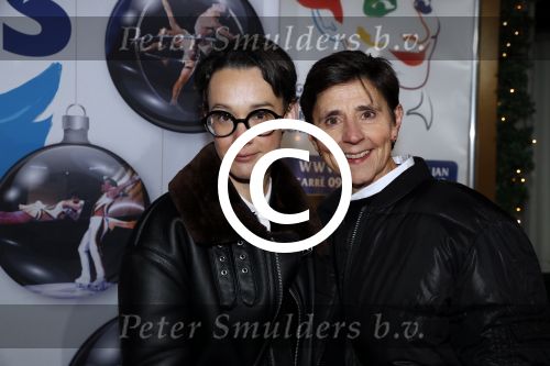 Amsterdam 21 december 2017
Premiere kerstcircus in Carre. Anne v Veen met partner