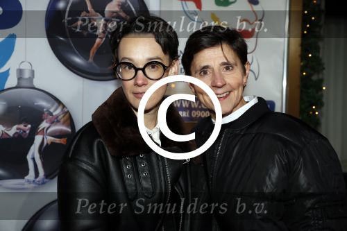Amsterdam 21 december 2017
Premiere kerstcircus in Carre. Anne v Veen met partner