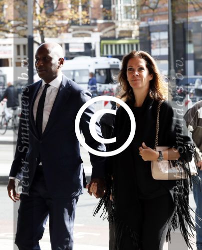 Amsterdam 14 oktober 2017
Afscheidsdienst van burgemeetser Eberhard v d Laan in het concertgebouw. Annemarie v Gaal met man