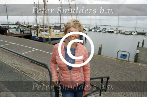 Volendam 4 oktober 2017
Annie Schilder in de haven van Volendam