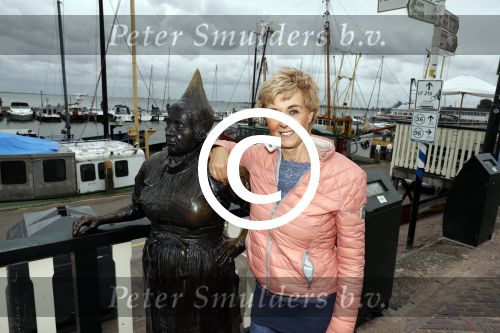 Volendam 4 oktober 2017
Annie Schilder in de haven van Volendam