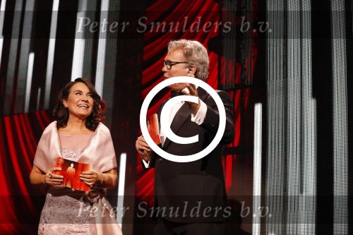 Amsterdam 19 december 2017 
Sportgala in de Rai. Sportman en sportvrouw van het jaar verkiezing. Dione de Graaff en Tom Egbers