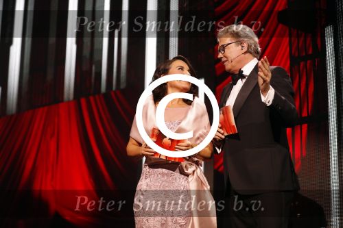 Amsterdam 19 december 2017 
Sportgala in de Rai. Sportman en sportvrouw van het jaar verkiezing. Dione de Graaff en Tom Egbers