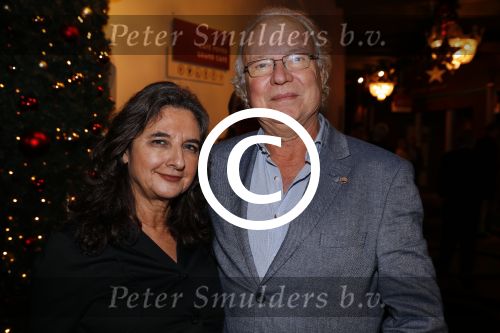Amsterdam 21 december 2017
Premiere kerstcircus in Carre. Eddy Habbema met vrouw