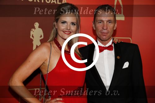 Amsterdam 19 december 2017 
Sportgala in de Rai. Sportman en sportvrouw van het jaar verkiezing. Eric Dekker met vriendin
