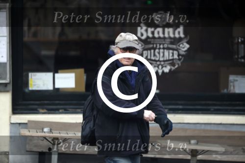Amsterdam 19 december 2017 
Frans Weisz op straat in het centrum van Amsterdam