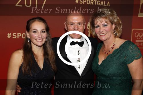 Amsterdam 19 december 2017 
Sportgala in de Rai. Sportman en sportvrouw van het jaar verkiezing. hans v Zetten