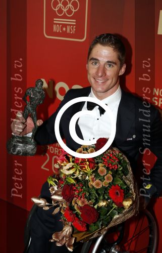 Amsterdam 19 december 2017 
Sportgala in de Rai. Sportman en sportvrouw van het jaar verkiezing. Jetse Plat