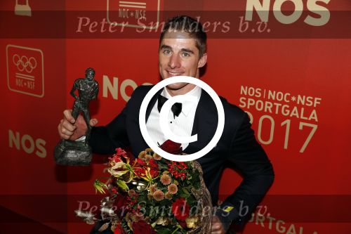 Amsterdam 19 december 2017 
Sportgala in de Rai. Sportman en sportvrouw van het jaar verkiezing. Jetse Plat
