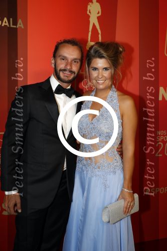 Amsterdam 19 december 2017 
Sportgala in de Rai. Sportman en sportvrouw van het jaar verkiezing. Joost Luiten met vriendin