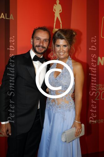 Amsterdam 19 december 2017 
Sportgala in de Rai. Sportman en sportvrouw van het jaar verkiezing. Joost Luiten met vriendin