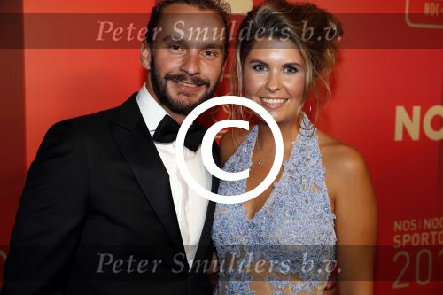 Amsterdam 19 december 2017 
Sportgala in de Rai. Sportman en sportvrouw van het jaar verkiezing. Joost Luiten met vriendin