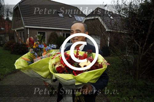 Alkmaar 7 december 2017
Julio Poch komt aan bij zijn huis nadat hij terug gekomen is uit Argentinie