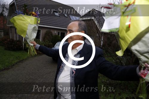 Alkmaar 7 december 2017
Julio Poch komt aan bij zijn huis nadat hij terug gekomen is uit Argentinie
