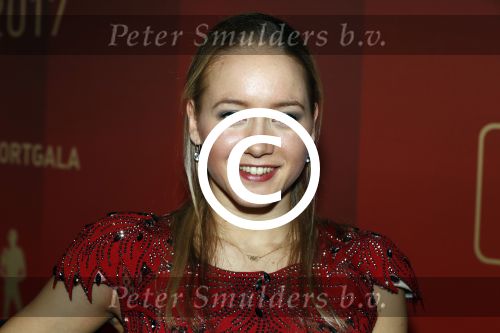 Amsterdam 19 december 2017 
Sportgala in de Rai. Sportman en sportvrouw van het jaar verkiezing. Turnsters Lieke Wevers en zus Sanne kwamen met hun ouders