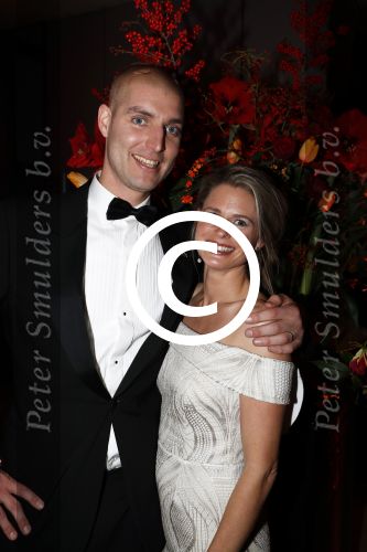 Amsterdam 19 december 2017 
Sportgala in de Rai. Sportman en sportvrouw van het jaar verkiezing. Maarten v d Weijden met partner