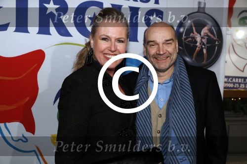 Amsterdam 21 december 2017
Premiere kerstcircus in Carre. Monique Collignon met partner