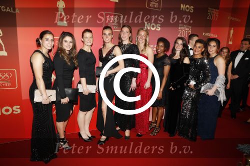Amsterdam 19 december 2017 
Sportgala in de Rai. Sportman en sportvrouw van het jaar verkiezing. Nederlands dames elftal worden sportploeg van het jaar