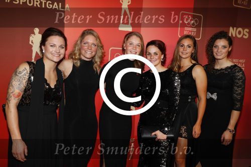Amsterdam 19 december 2017 
Sportgala in de Rai. Sportman en sportvrouw van het jaar verkiezing. Nederlands dames elftal worden sportploeg van het jaar