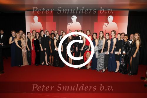 Amsterdam 19 december 2017 
Sportgala in de Rai. Sportman en sportvrouw van het jaar verkiezing. Nederlands dames elftal worden sportploeg van het jaar