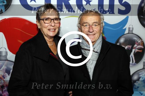 Amsterdam 21 december 2017
Premiere kerstcircus in Carre. Peter de Jong met vrouw