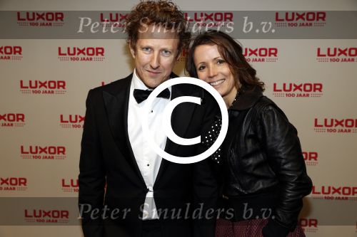 Rotterdam 22 december 2017
100 jaar het oude Luxor in Rotterdam. Pim Muda met vrouw/vriendin