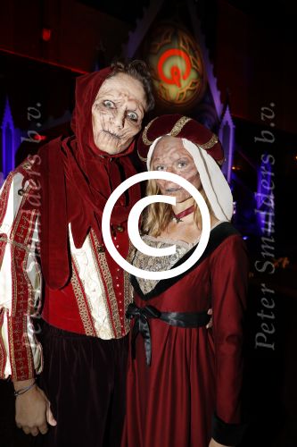 Amsterdam 31 oktober 2017
Halloween party van Q music. Pip Pellens en vriend Pim Wessels