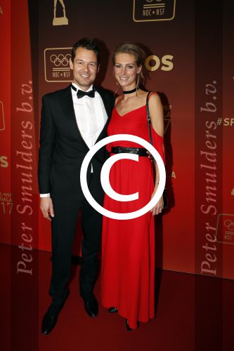 Amsterdam 19 december 2017 
Sportgala in de Rai. Sportman en sportvrouw van het jaar verkiezing. reinder Nummerdor en Manon Flier