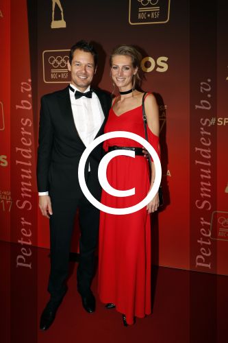Amsterdam 19 december 2017 
Sportgala in de Rai. Sportman en sportvrouw van het jaar verkiezing. reinder Nummerdor en Manon Flier